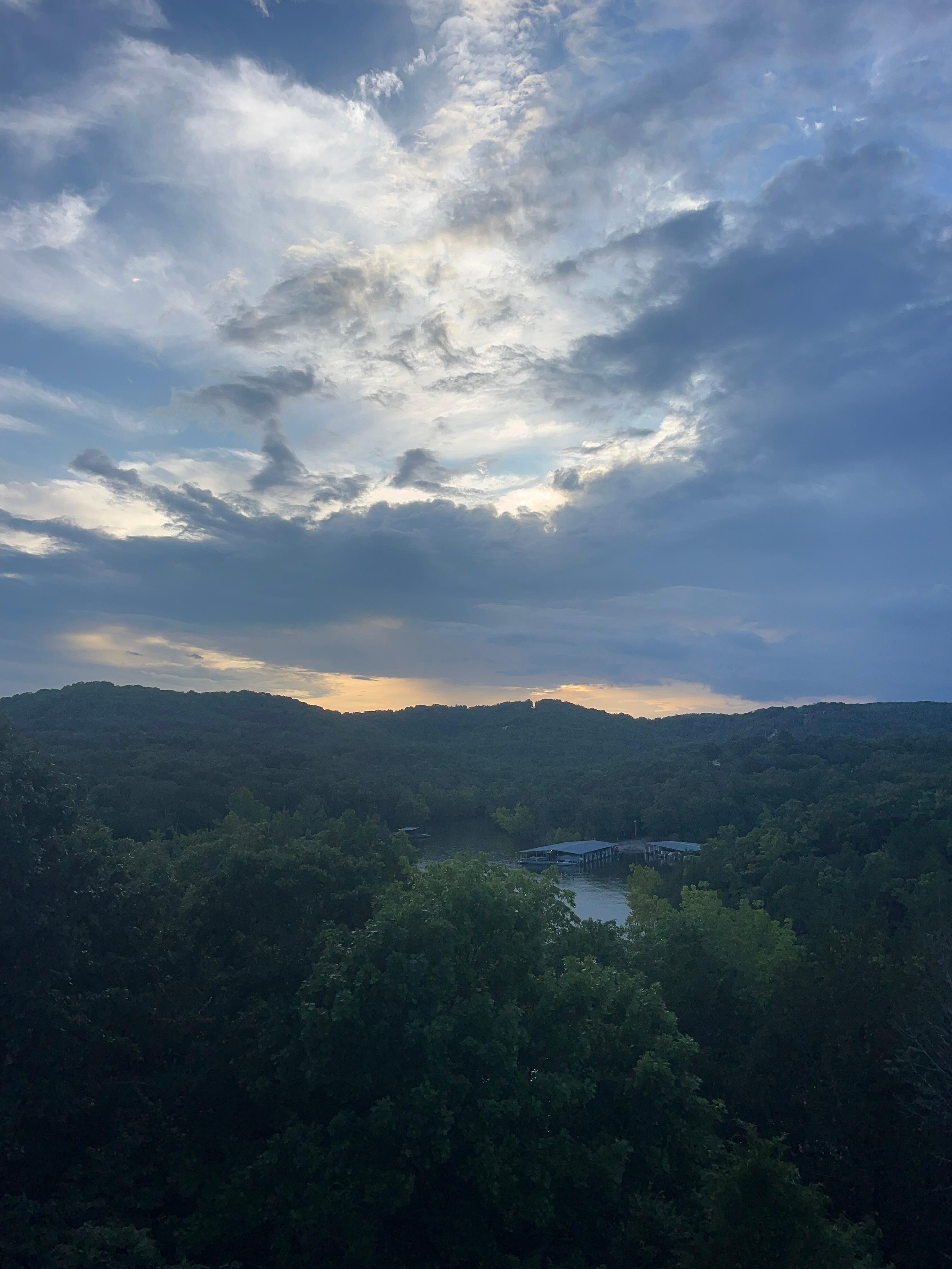 View from the deck. 