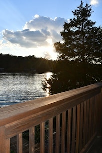 Sunset from the deck