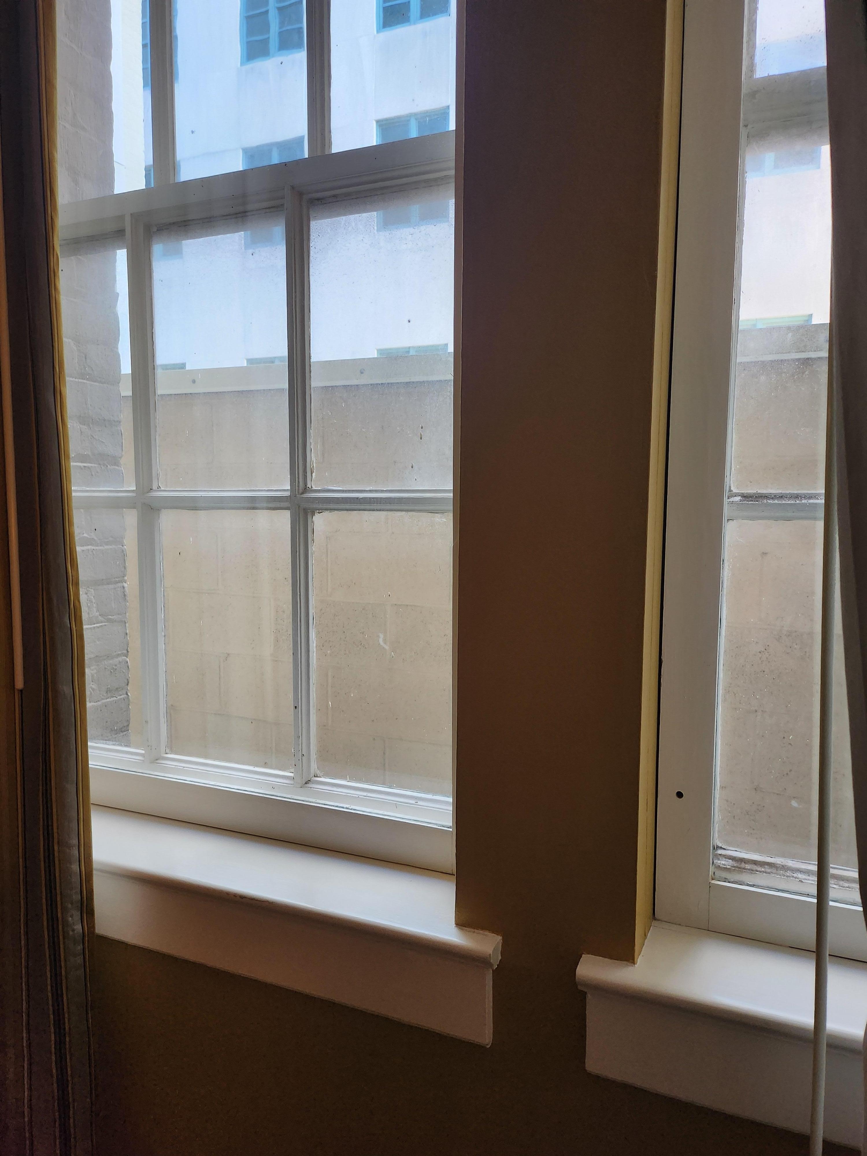 View outside if we wanted to let light inside our dark room