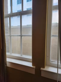 View outside if we wanted to let light inside our dark room