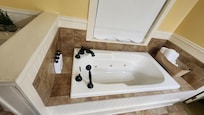 Soaker tub. SOOO upset I didnt make time to enjoy it!