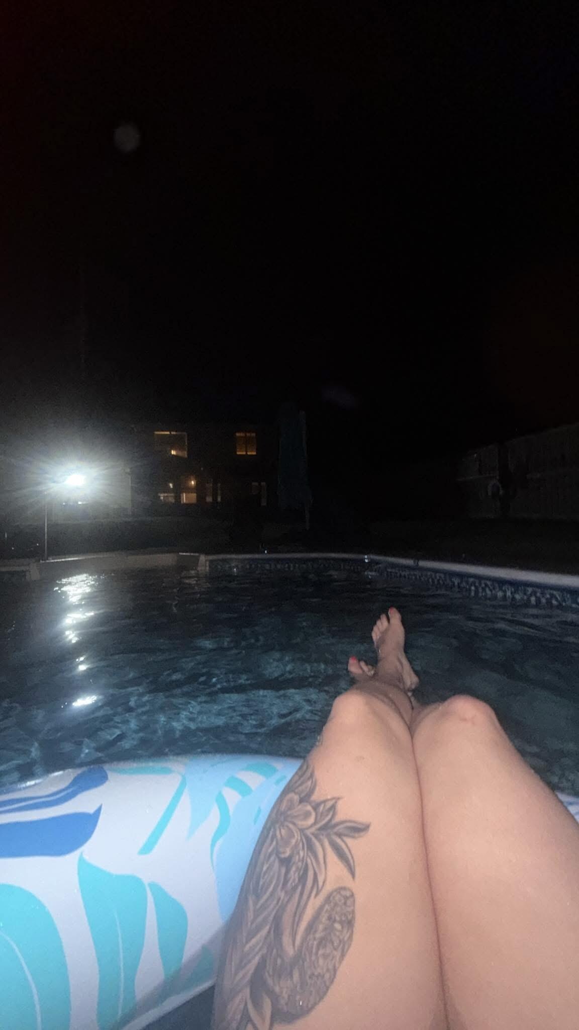 I was in the pool alot