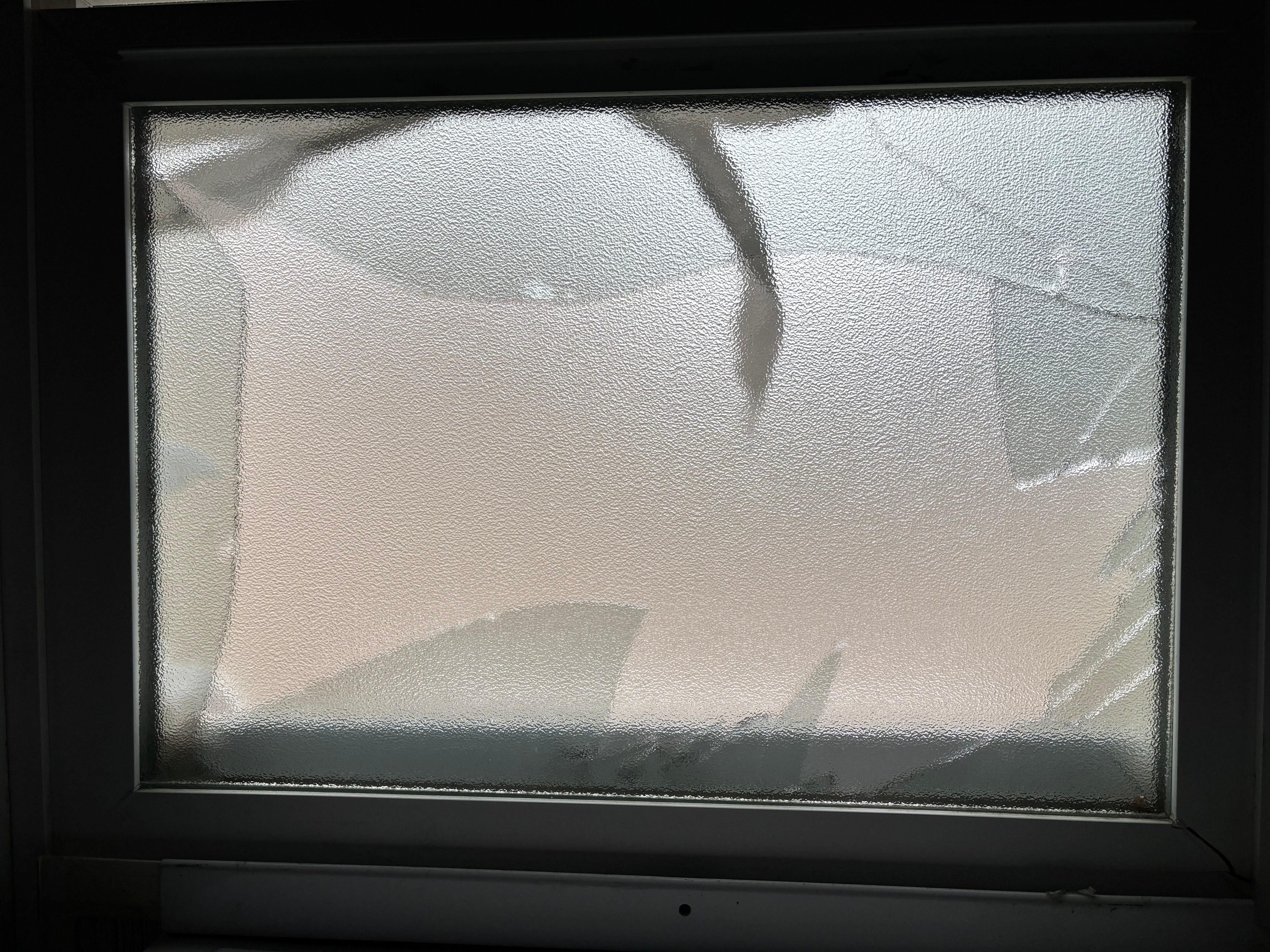 Bathroom window is broken 