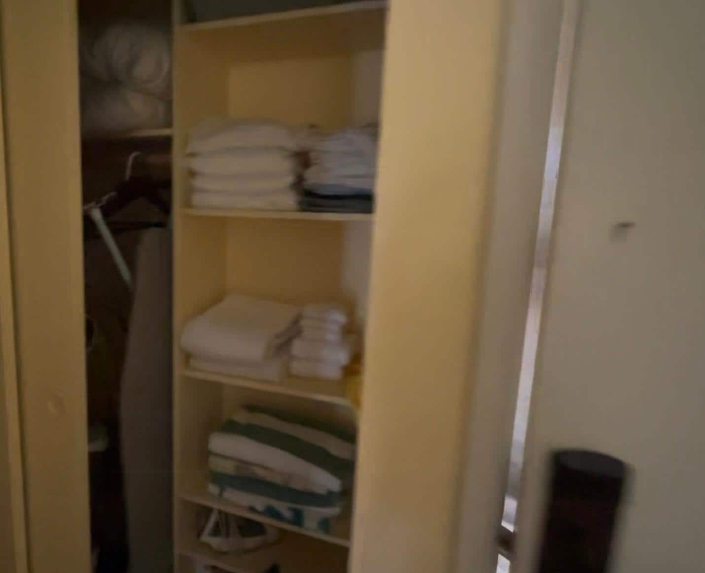 fresh towels and sheets