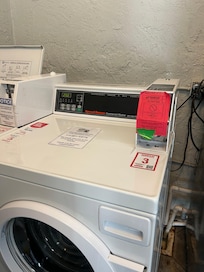 One machine was out of order.