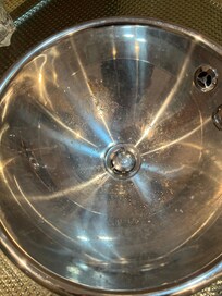 Bathroom wash basin not cleaned.