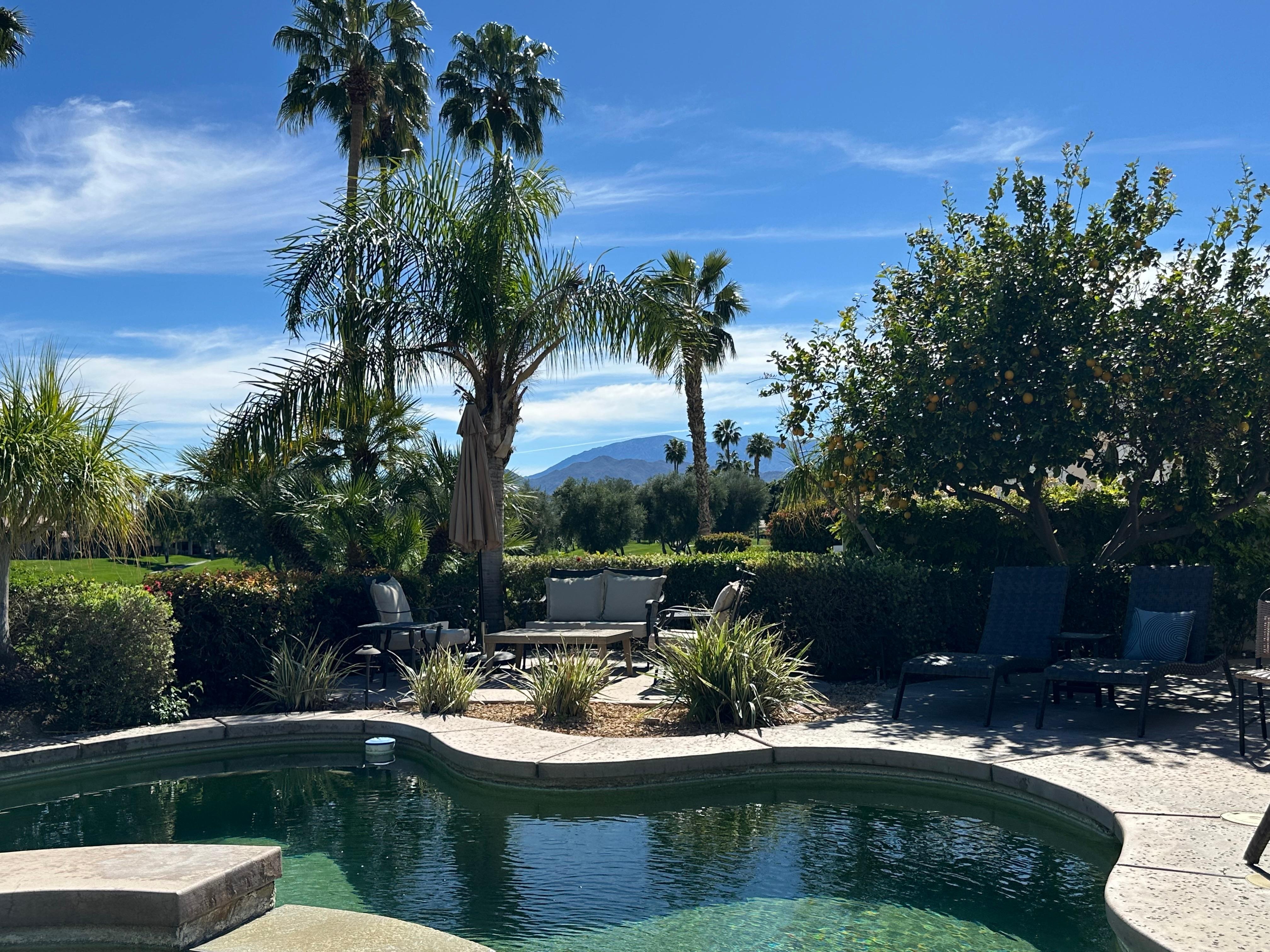 Beautiful pool/spa view