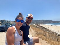Redondo beach after a run !!