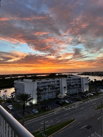 Sunrise from balcony