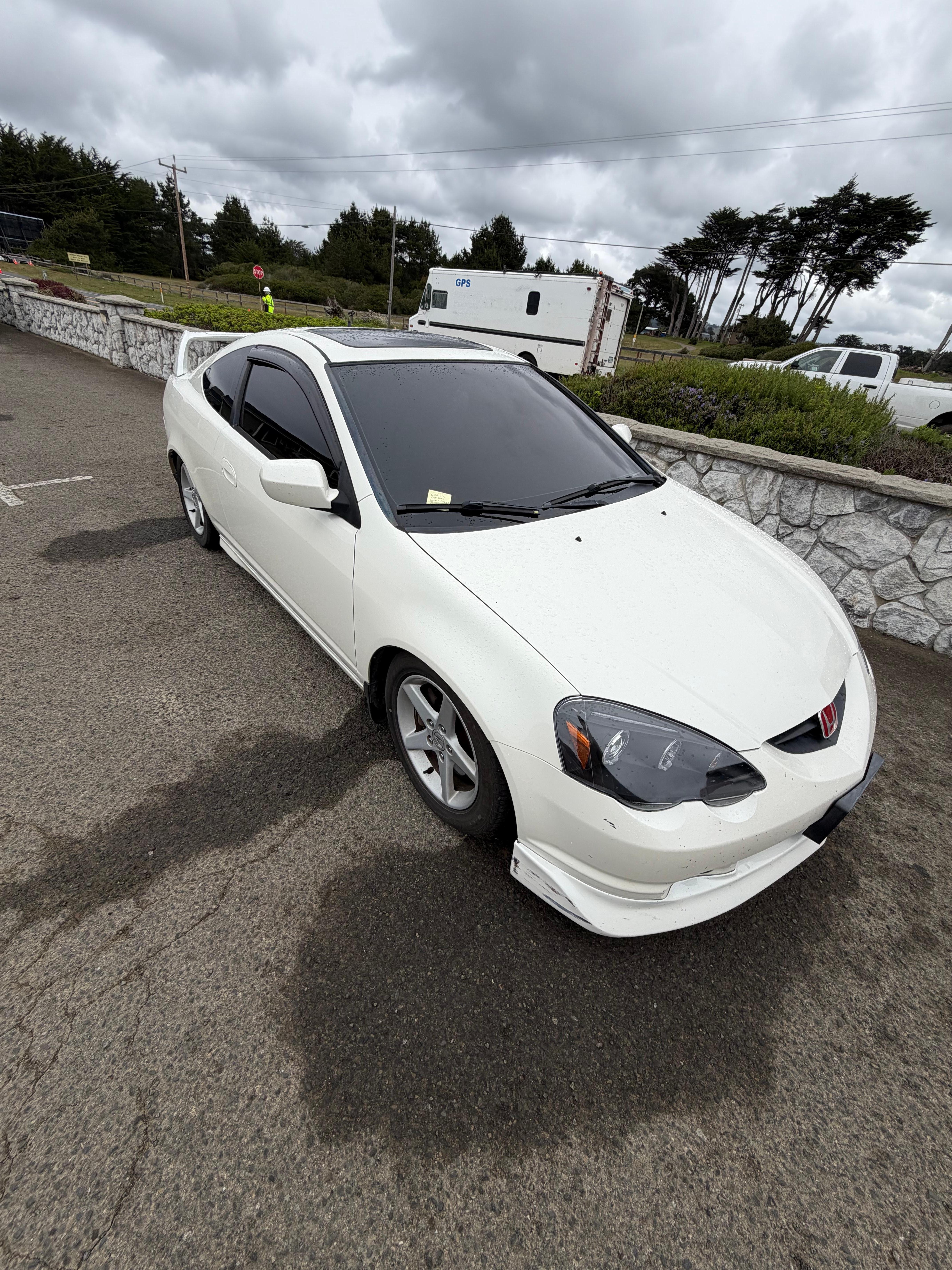 My car in the parking lot