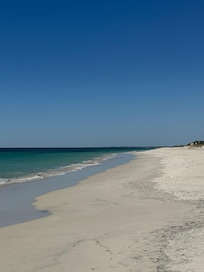 Beach view directly in front of the house (at the bottom of the path)