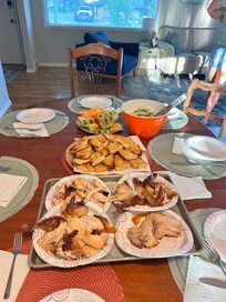 Large dining table fit all of us