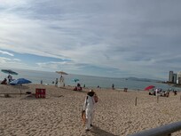 The beach from our hotel