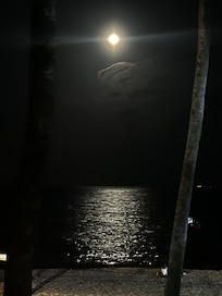 Moon over our balcony