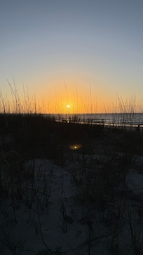 Sunrise from the boardwalk.