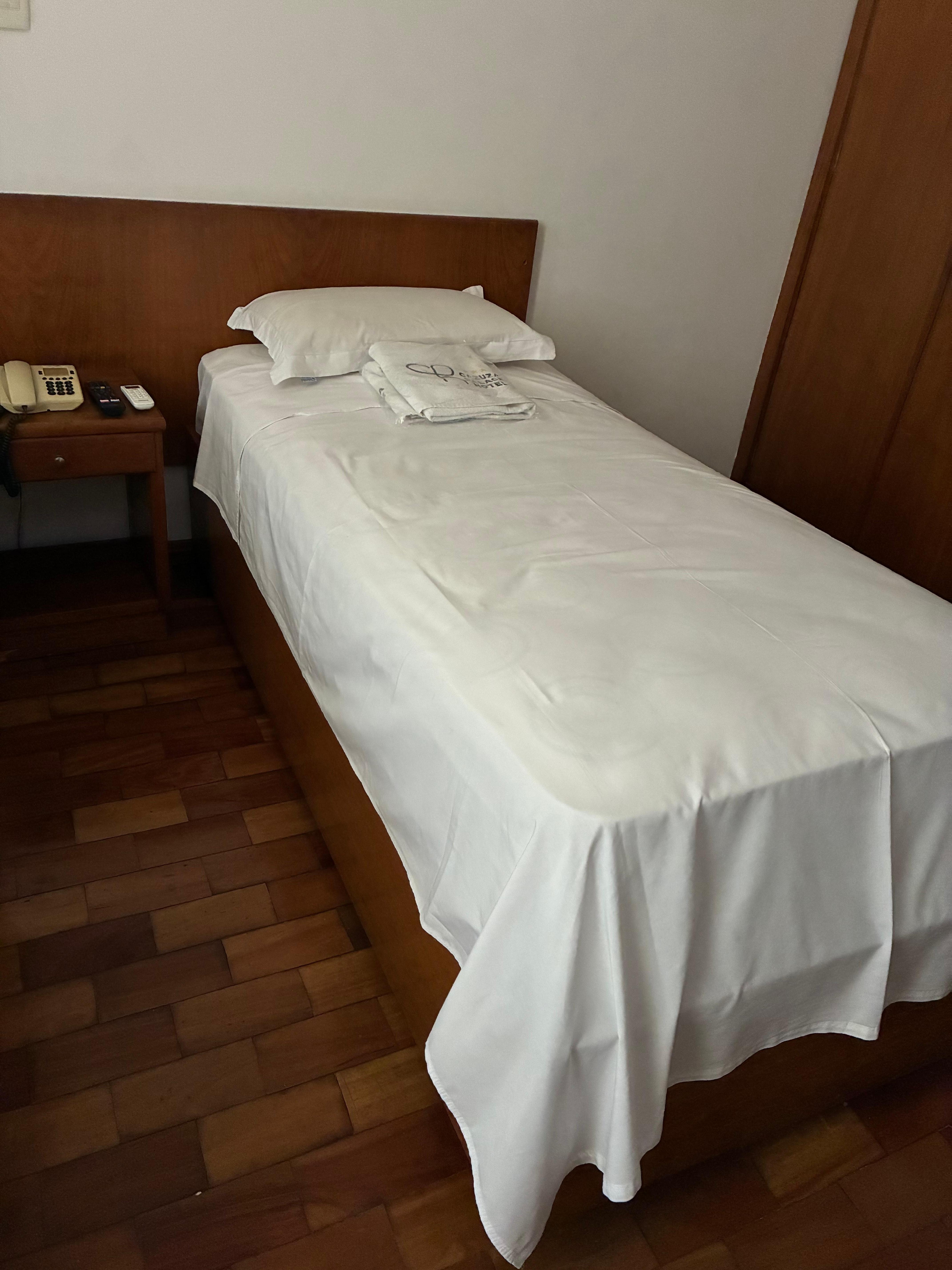 Quando cheguei tudo estava arrumado e o pessoal da limpeza  limpava todos os dias. Estão de parabéns!!!