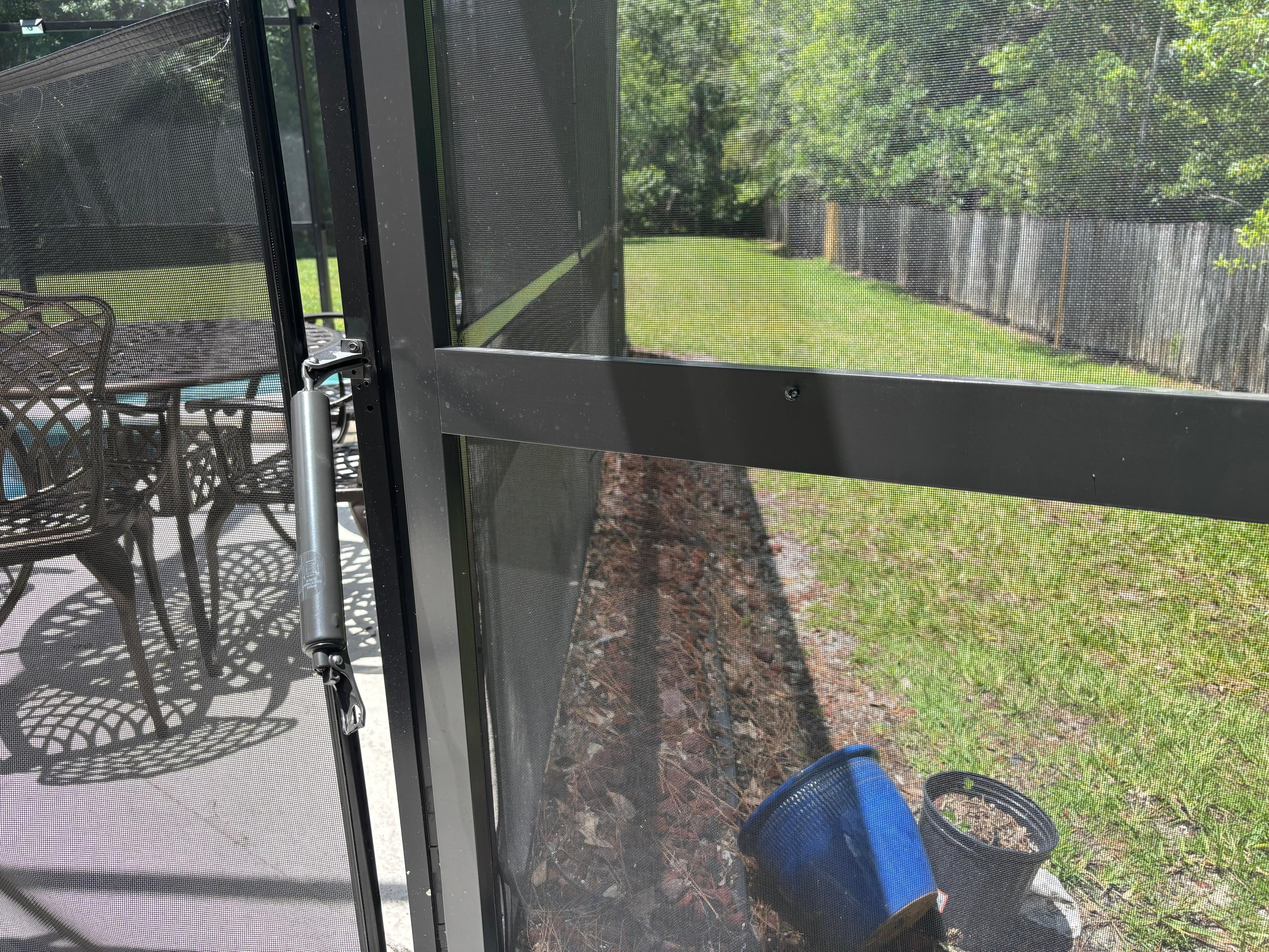 Broken door, unlocked and slider too. 