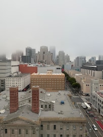 This is the view of the Old SF Mint as seen from the hotel room.