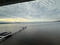 View from our king bay view room