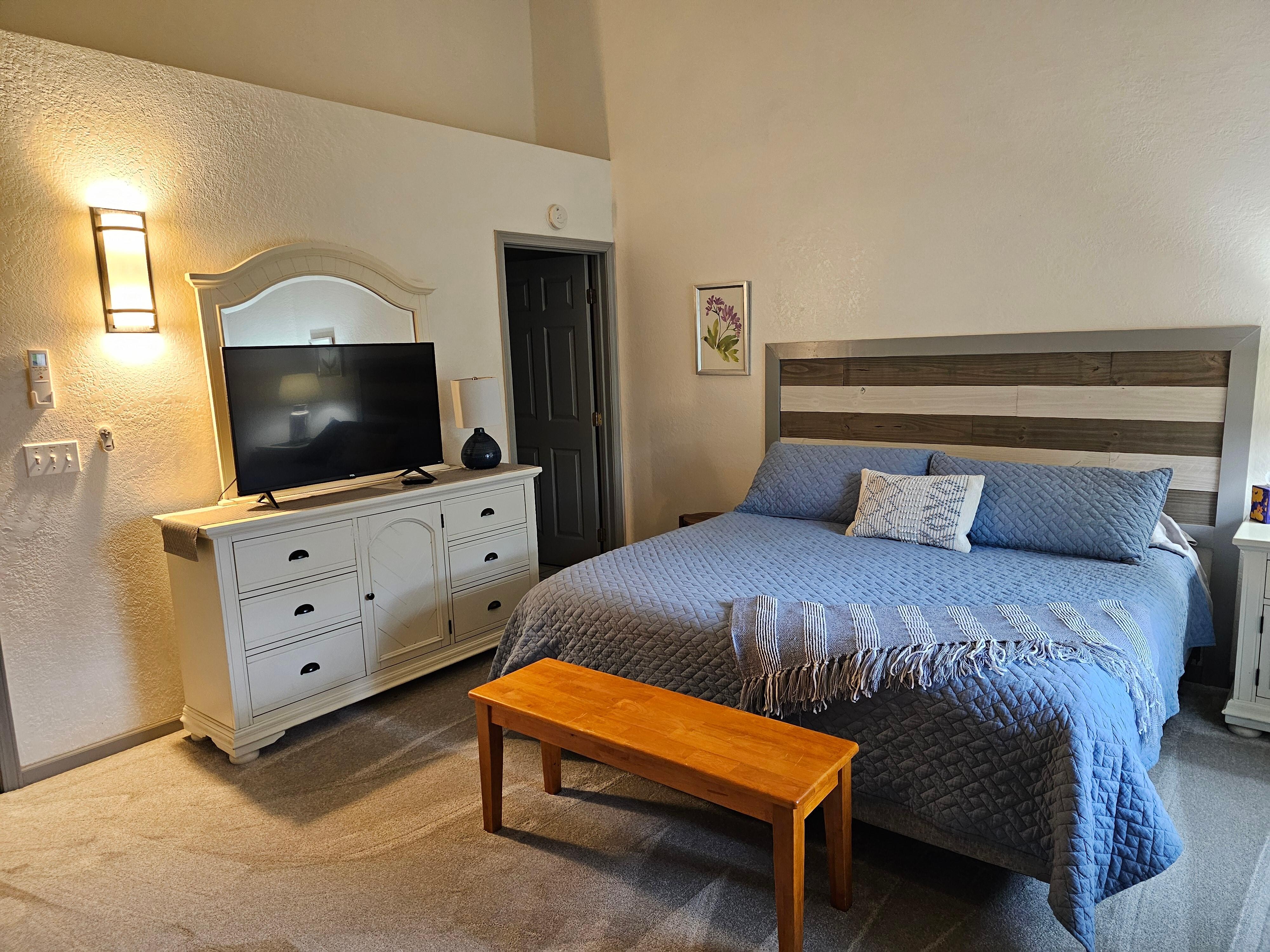 Primary bedroom with ensuite full bath