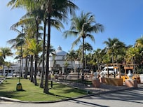 Central plaza at El Dorado resort where Mexican Fiestas take place weekly