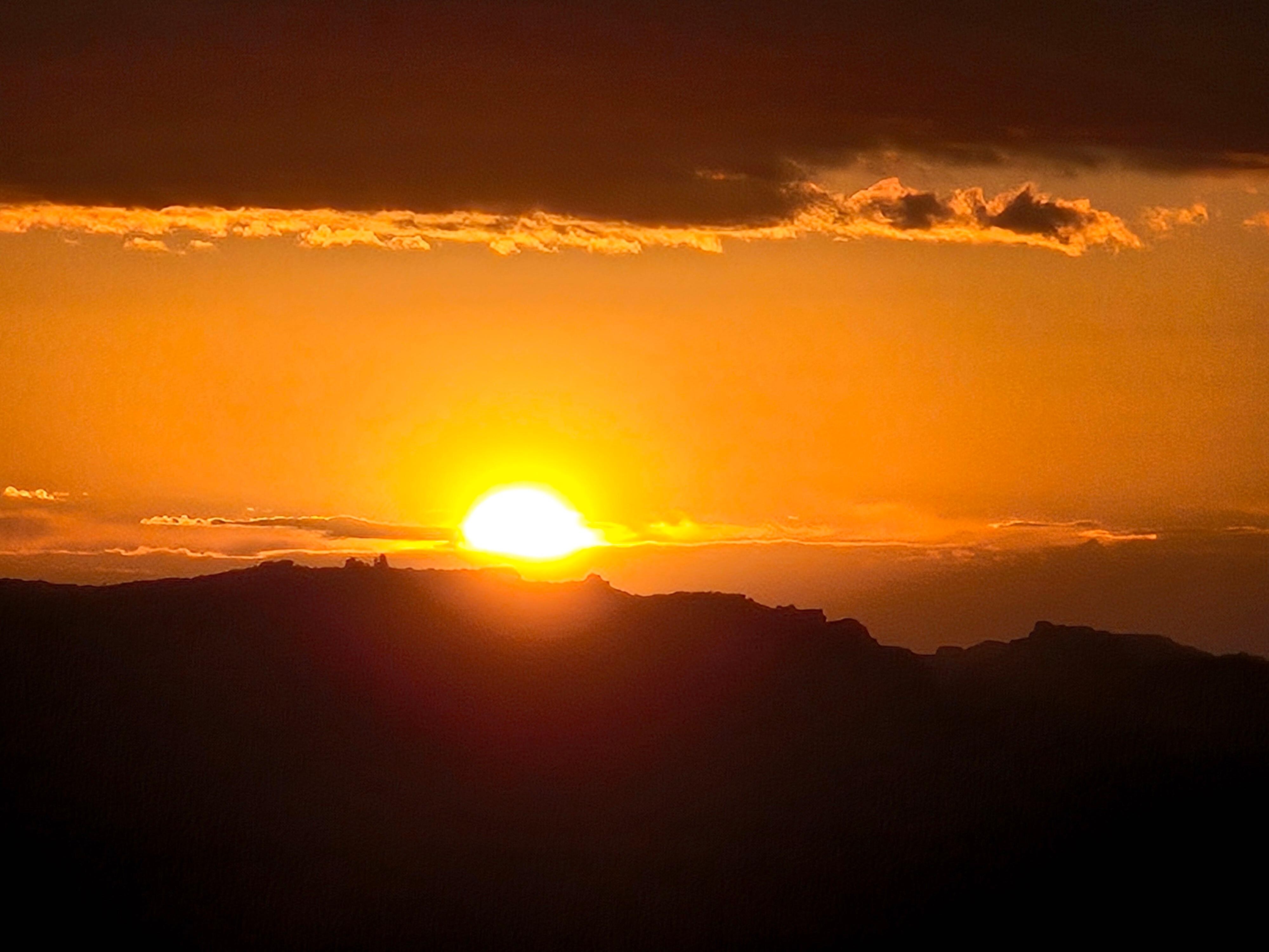 Sunrise from the deck