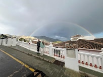 Rainbow over La Ermita
