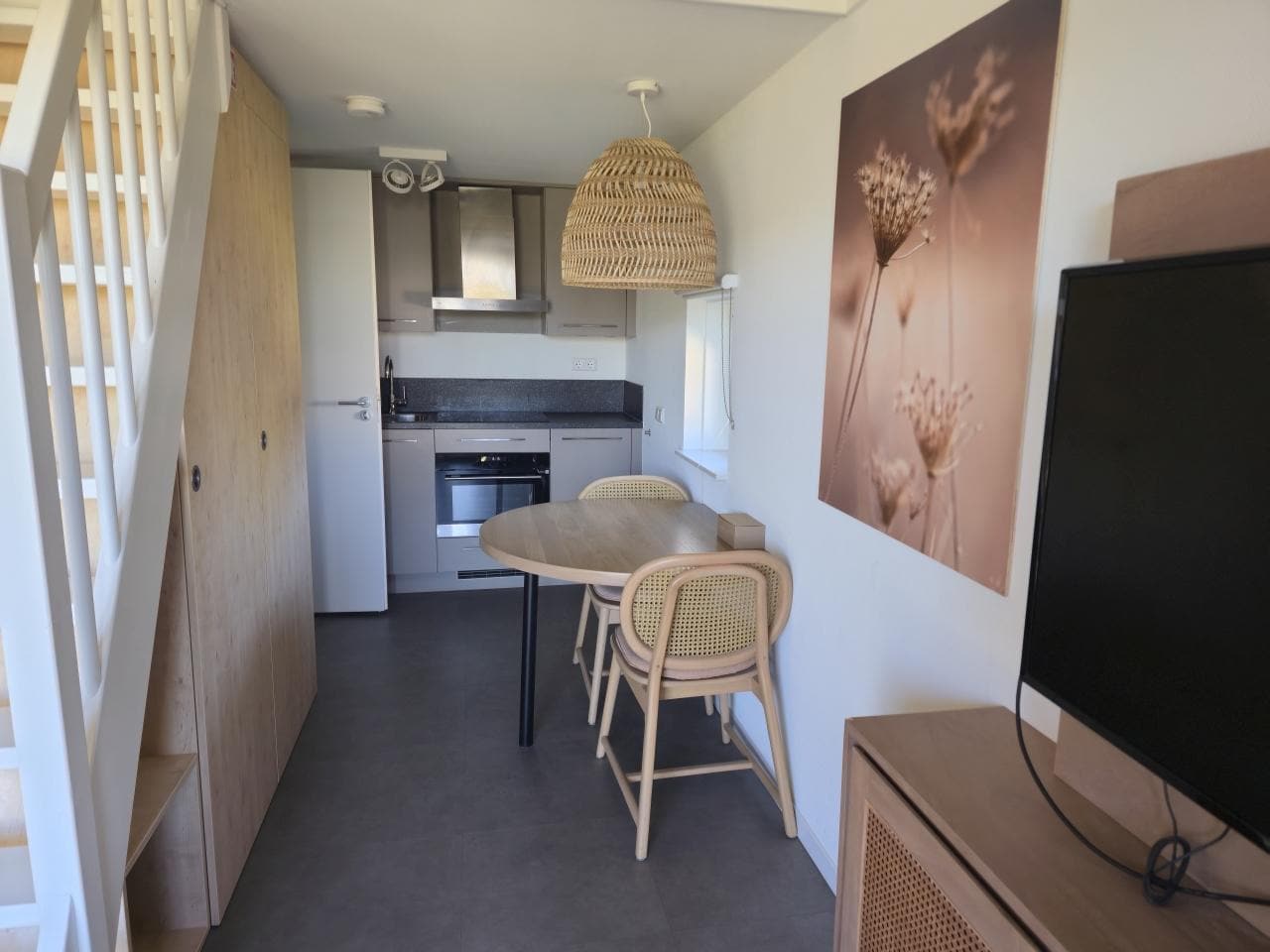 Blick auf Küche/Essbereich