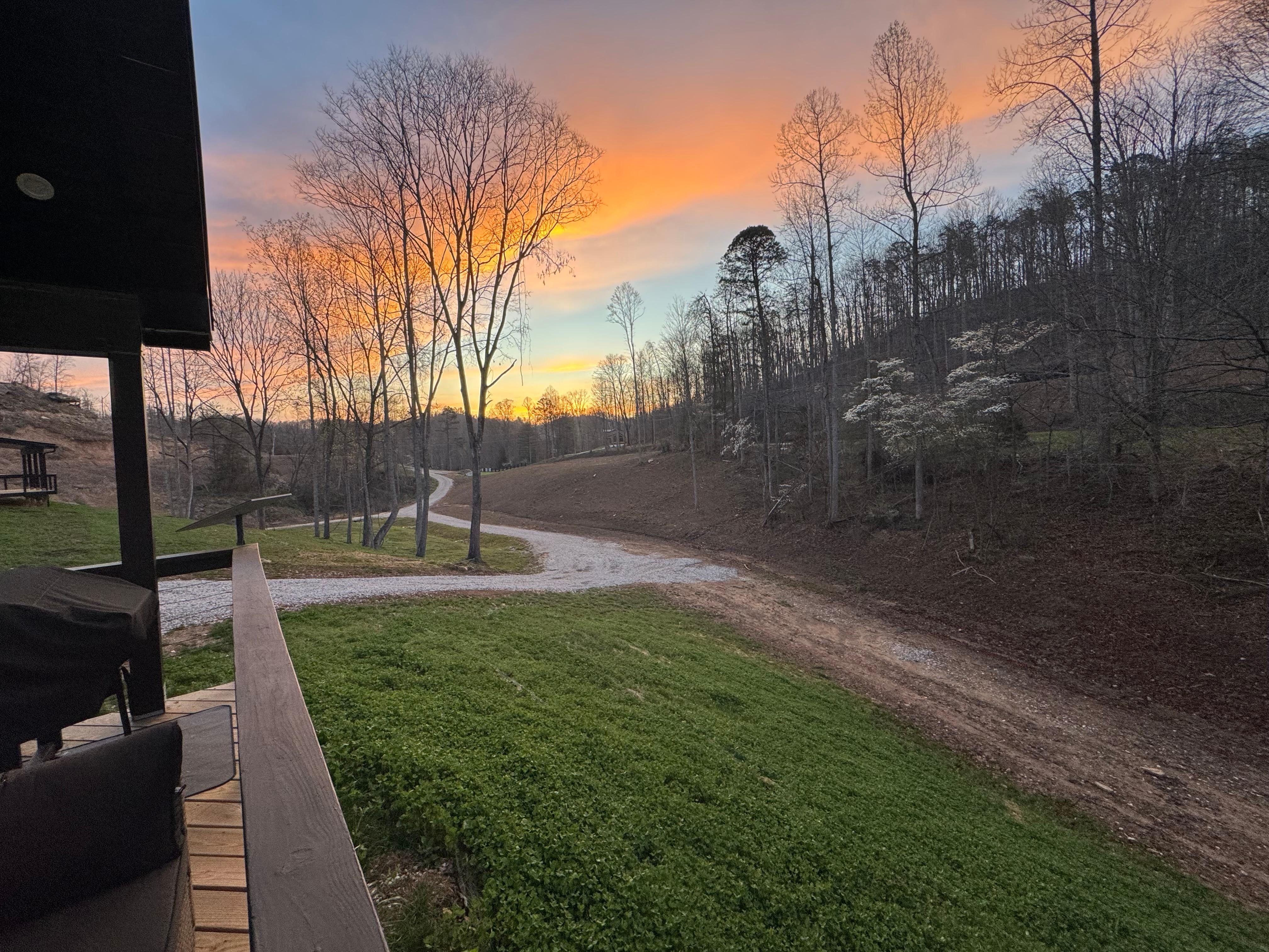 Beautiful sunrise from the deck!!