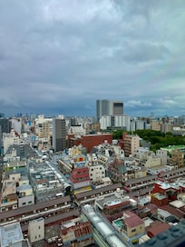 This was our view on the 13th floor. You can see Don Quixote from here too.