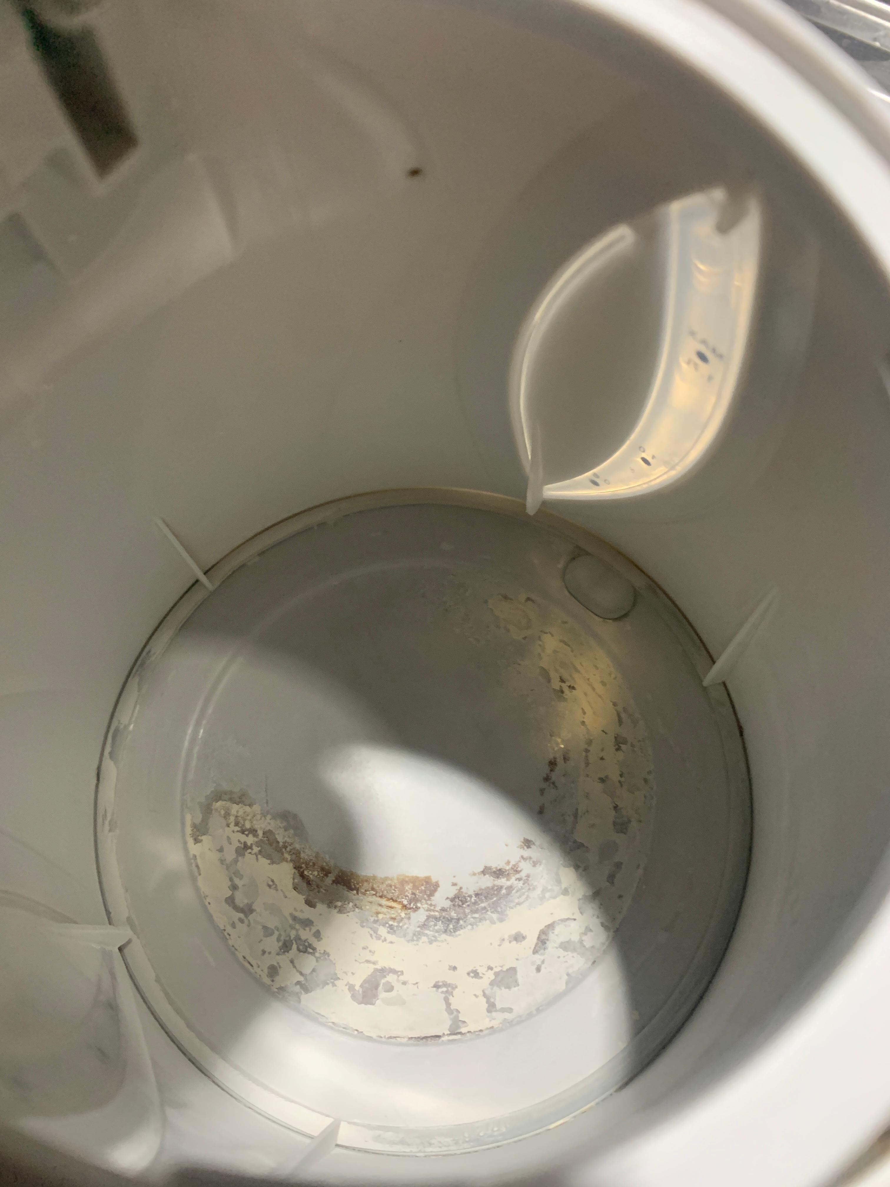 Plus water was left in the water kettle, who knows for how long. 