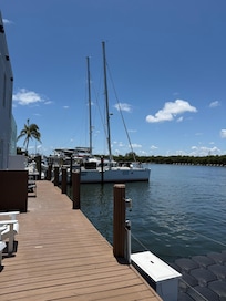 View from patio at the property!