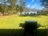 View from the covered back porch.