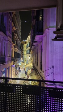View from the balcony and dining table