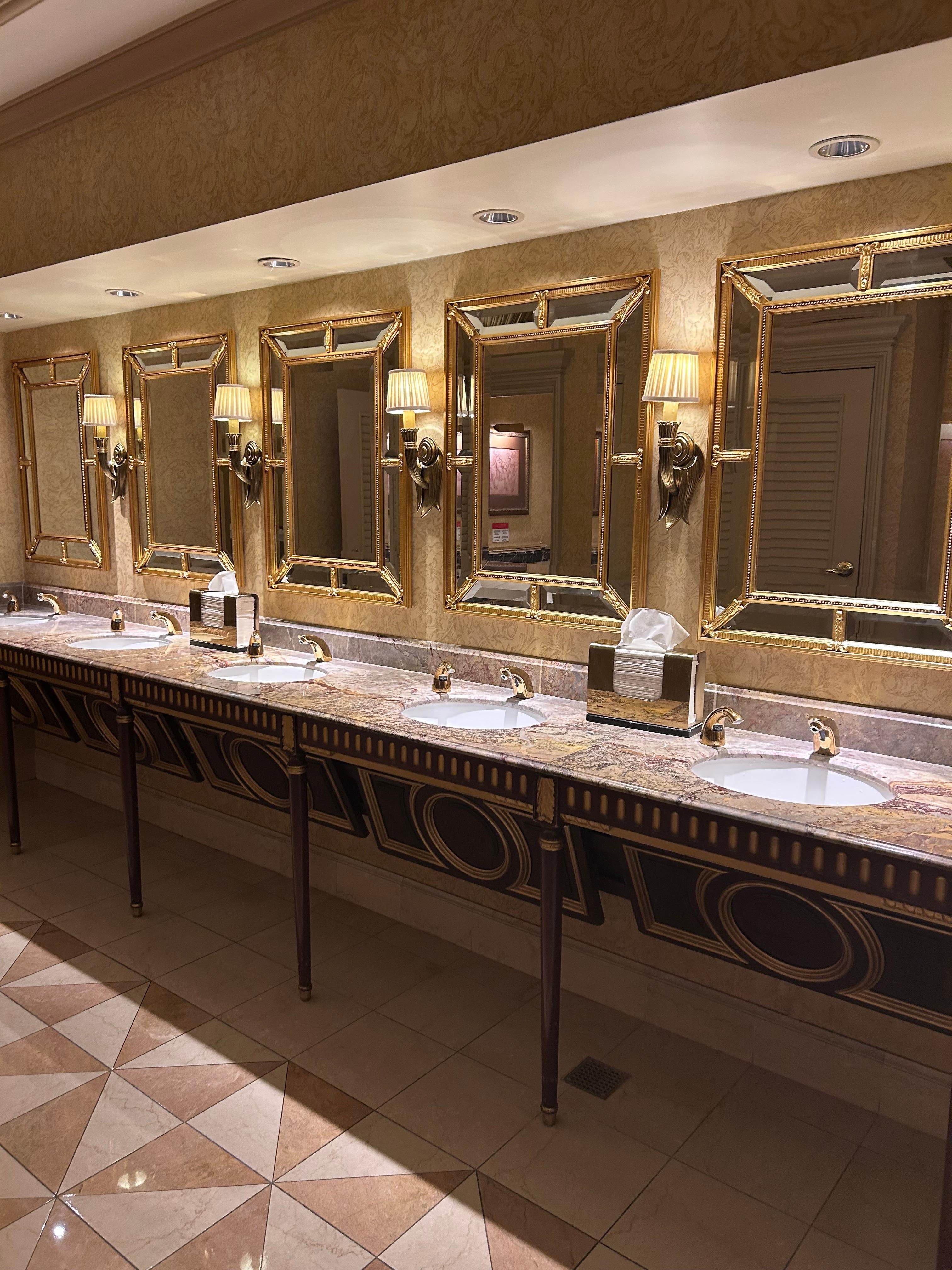 Public restrooms are even luxurious . 