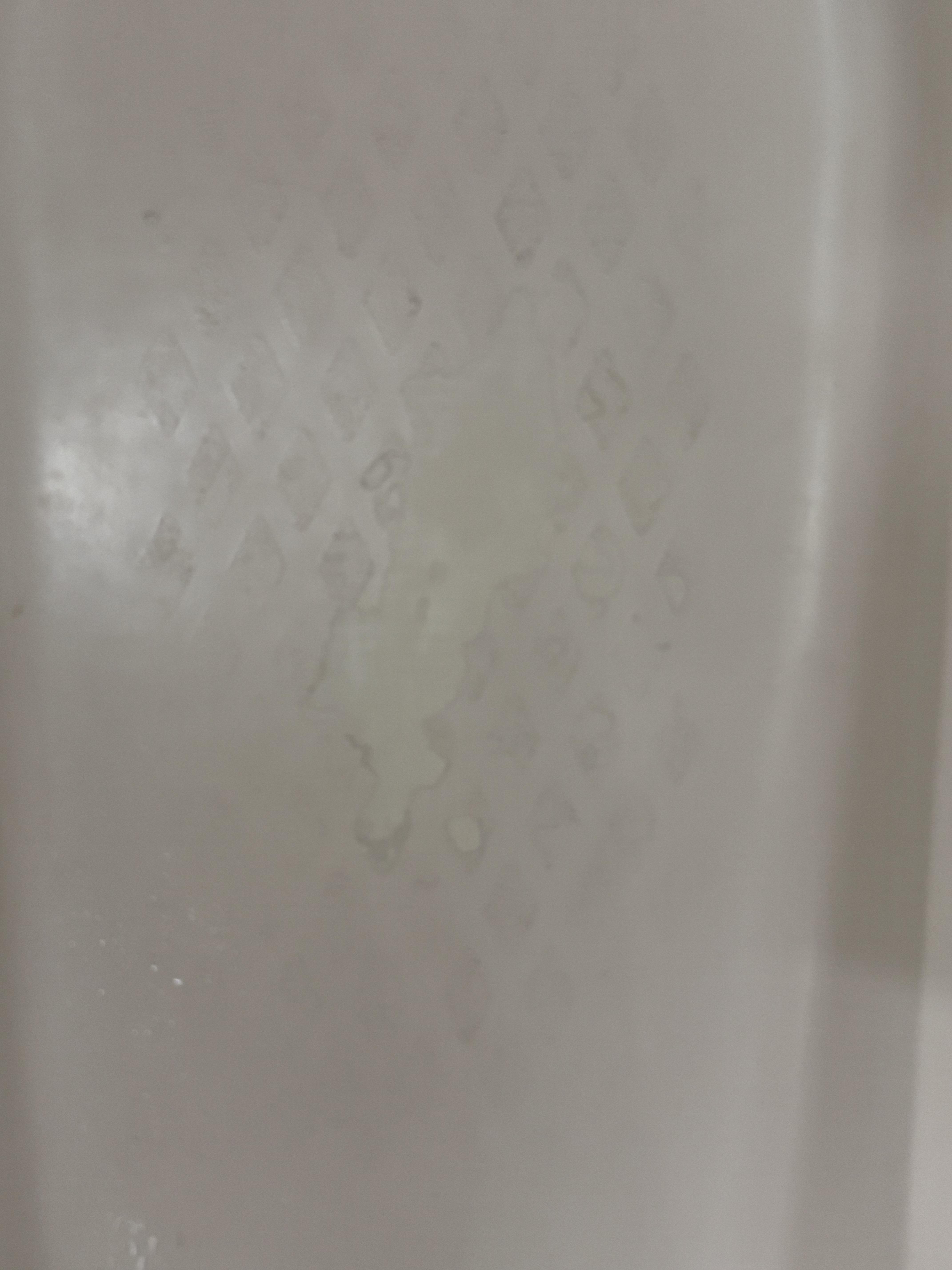 Finish peeling off tub