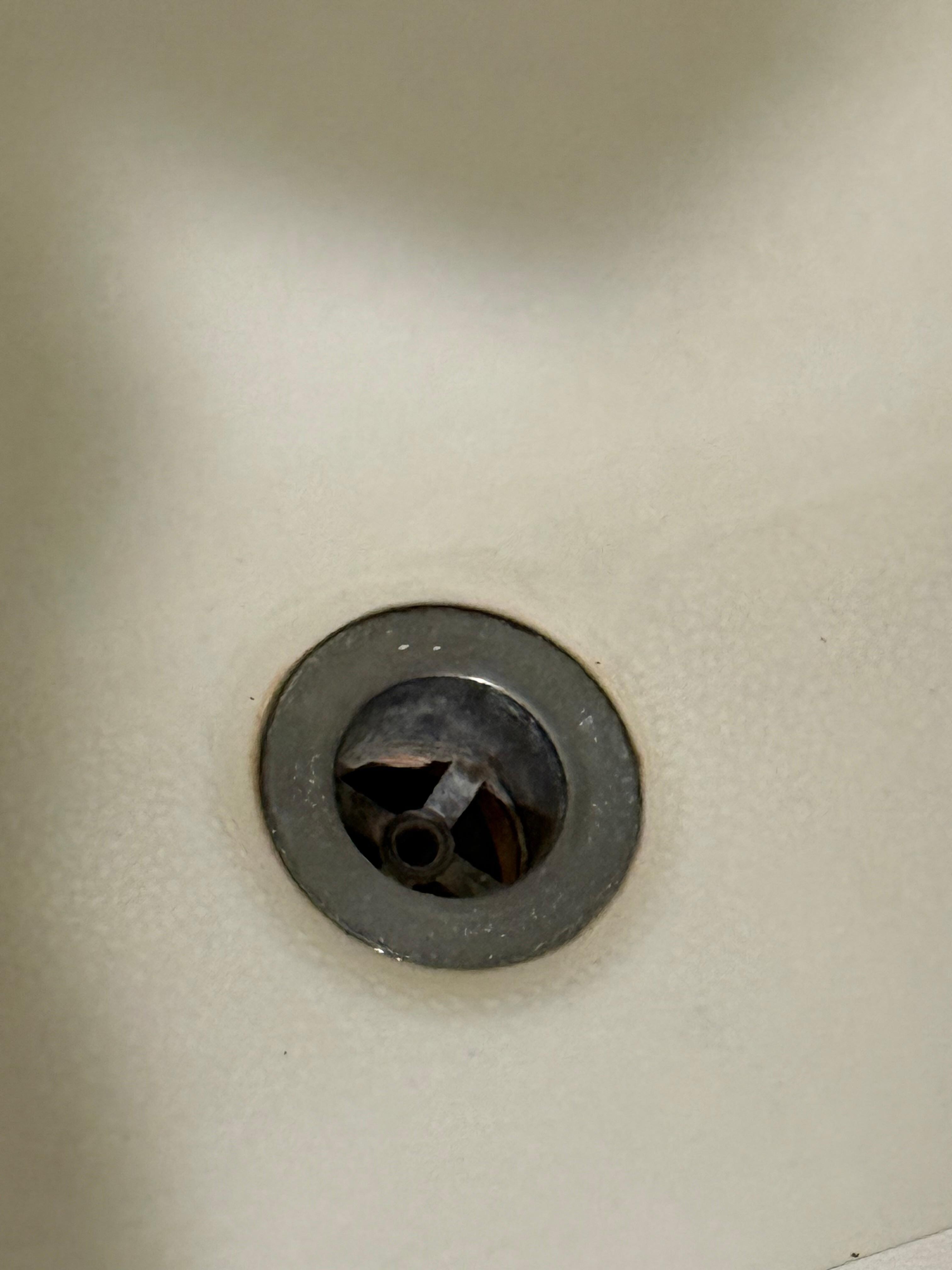 Nasty, hair filled shower drain