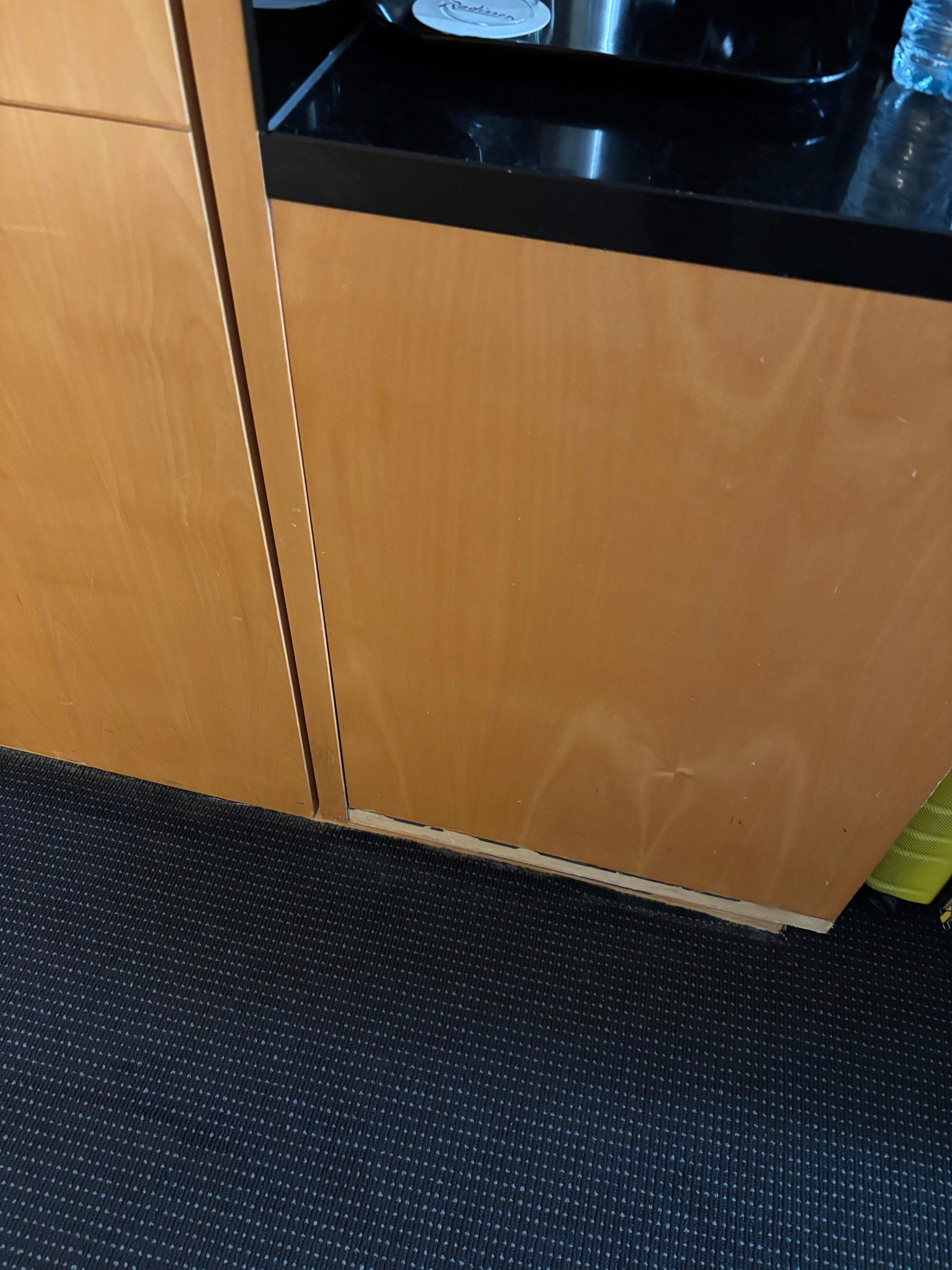 Furniture is damaged