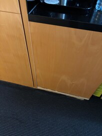 Furniture is damaged