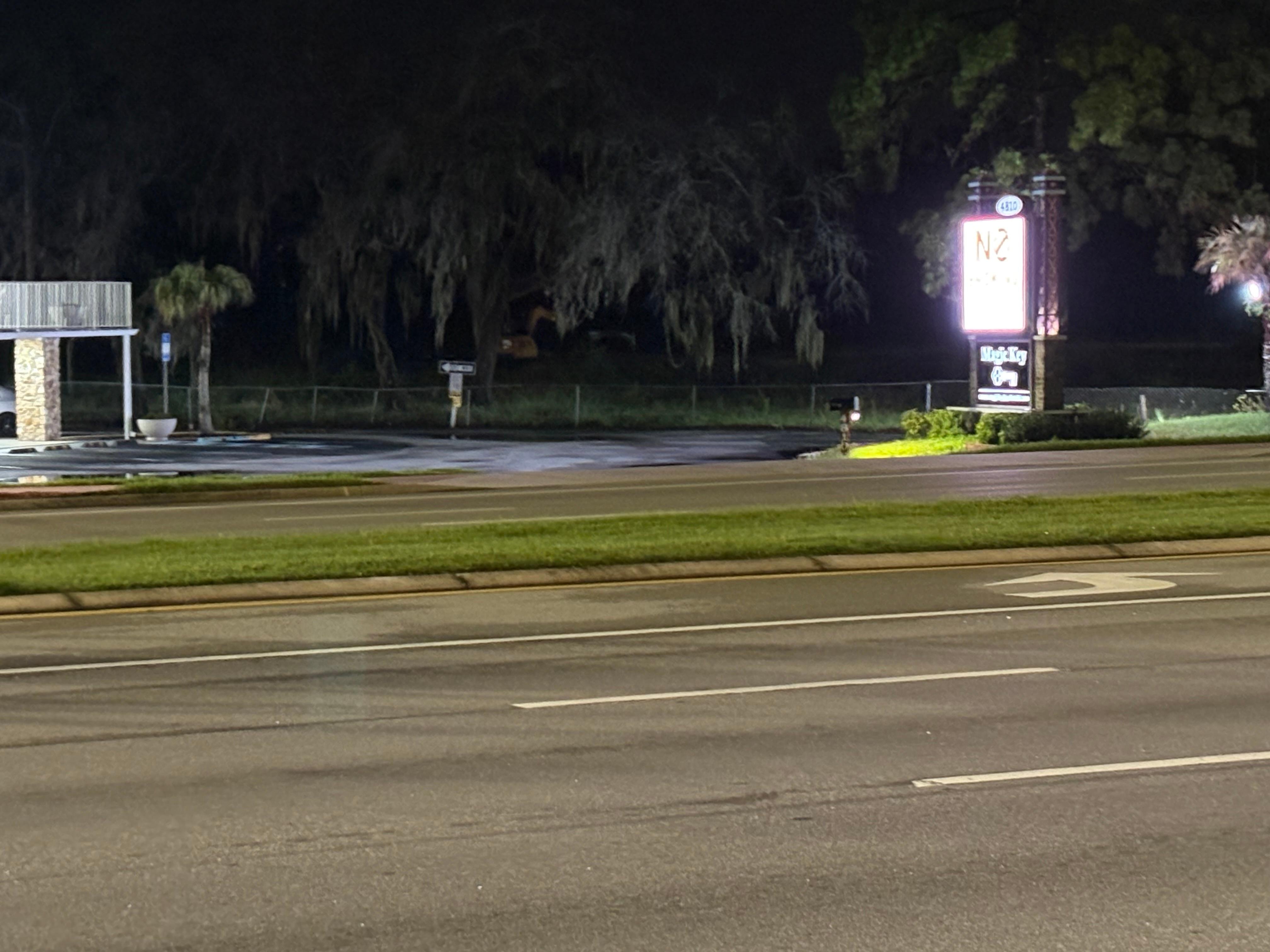 This is where he has to smoke because they didn’t have designated smoking areas he had to cross a major street to not just be standing in the corner
