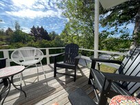 Nice deck with morning sun.