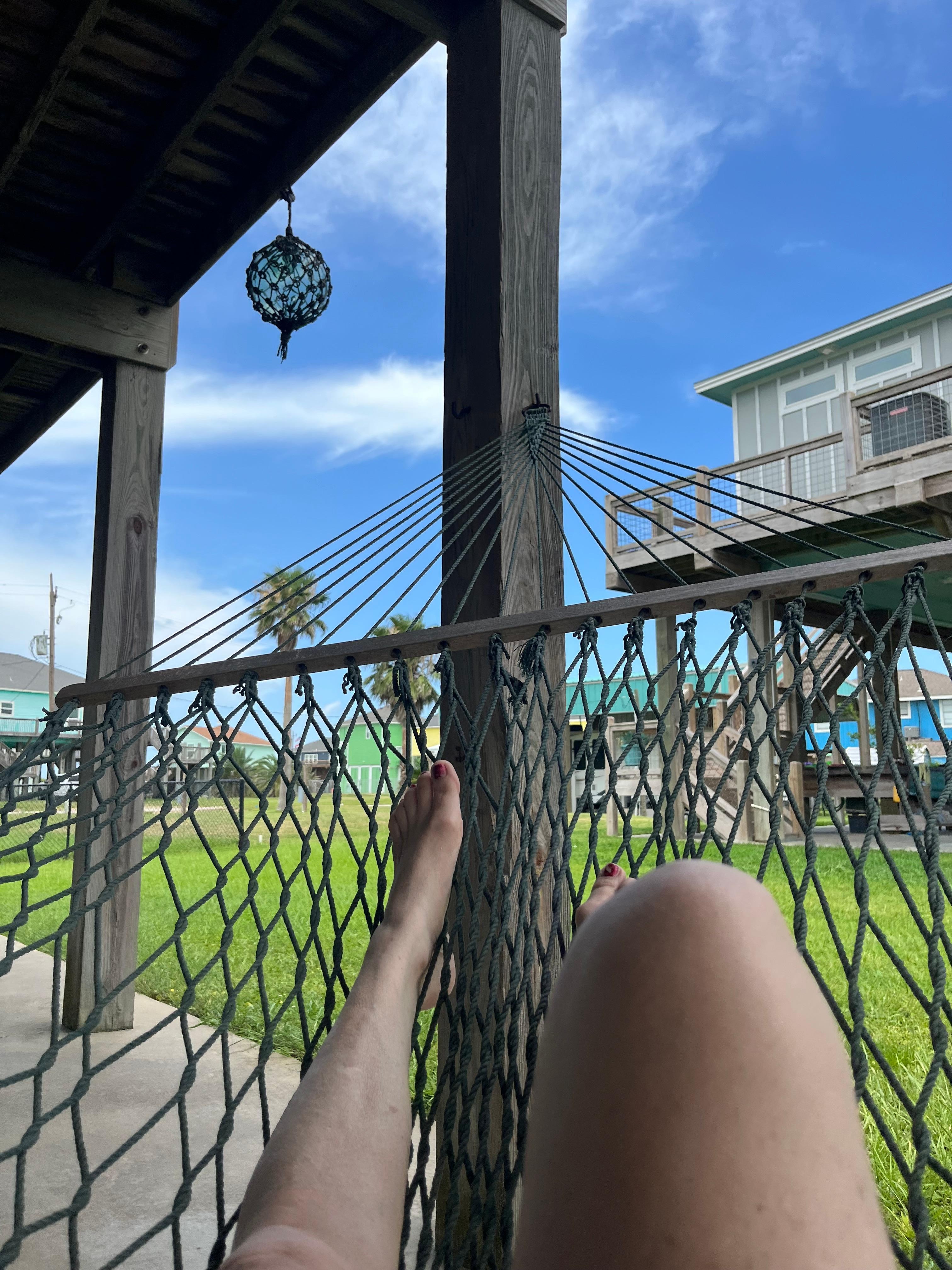 Chillaxing with the ocean breeze 