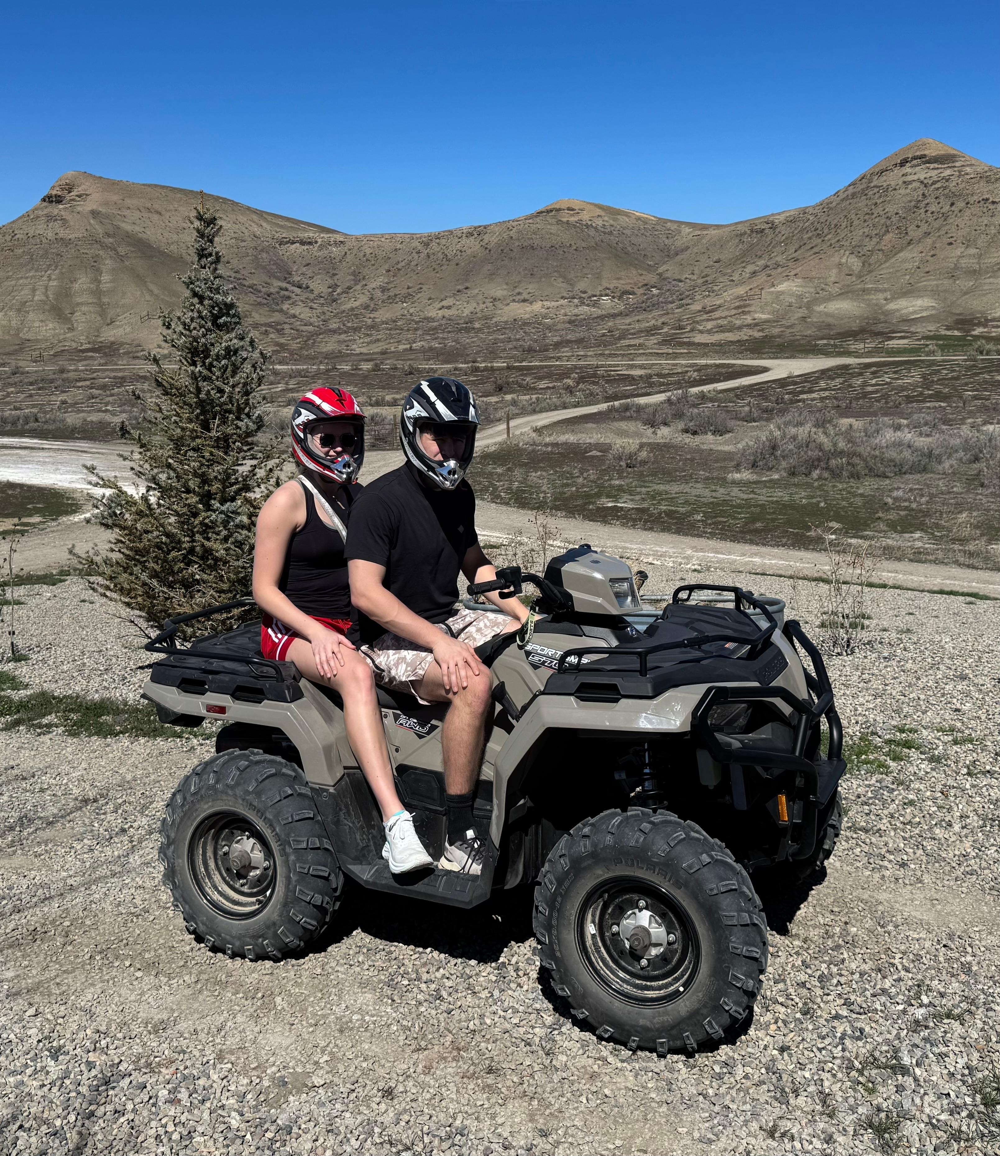 Rented ATVs from Weekender Sports just a few miles away in Hotchkiss 