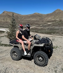 Rented ATVs from Weekender Sports just a few miles away in Hotchkiss