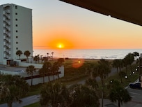 Sunrise from the balcony.