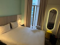 Double room with third bed, balcony.