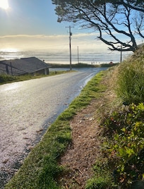 On the way to the beach