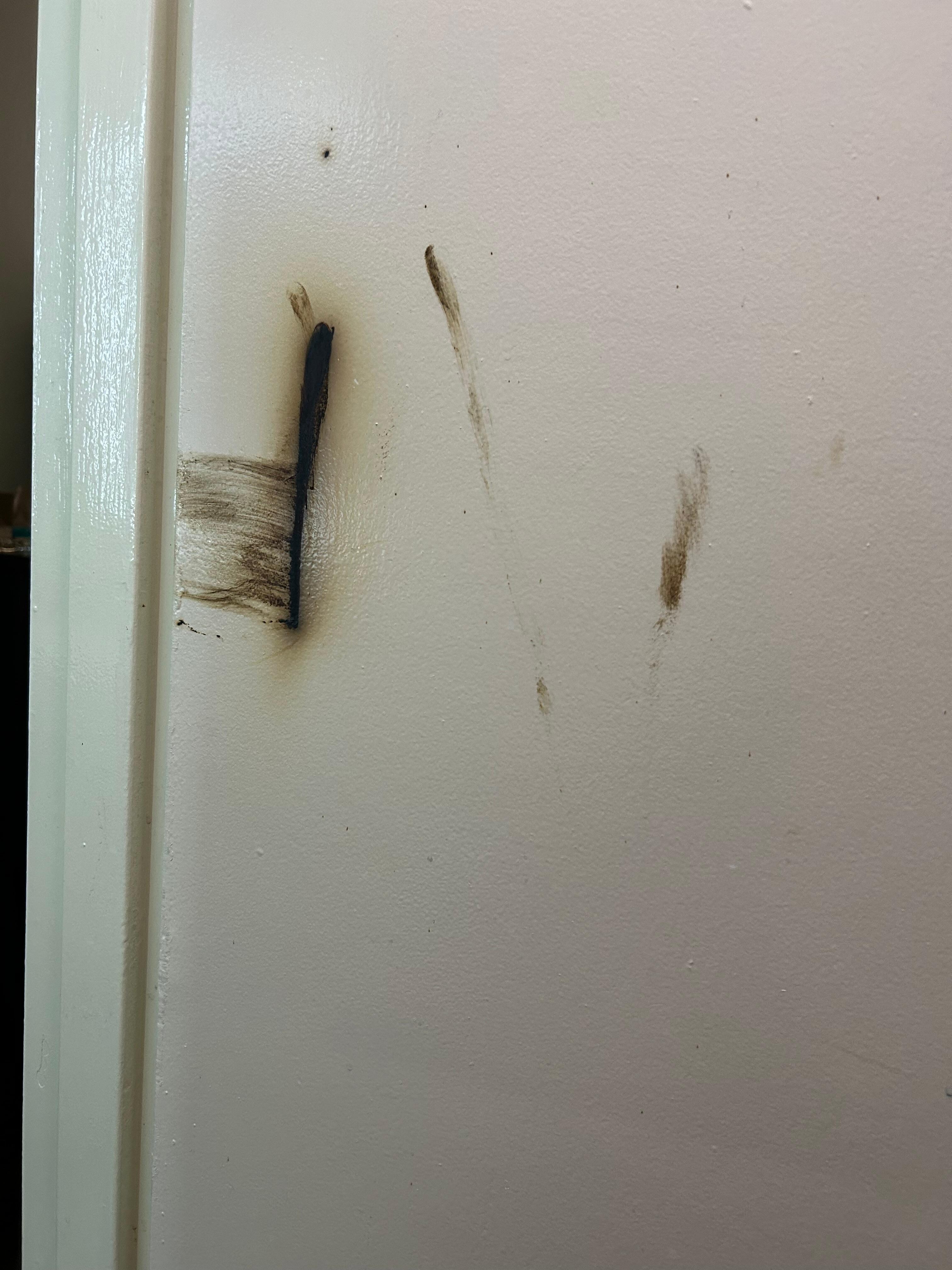 This is the bathroom door 