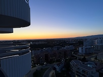 Sunset from the room balcony