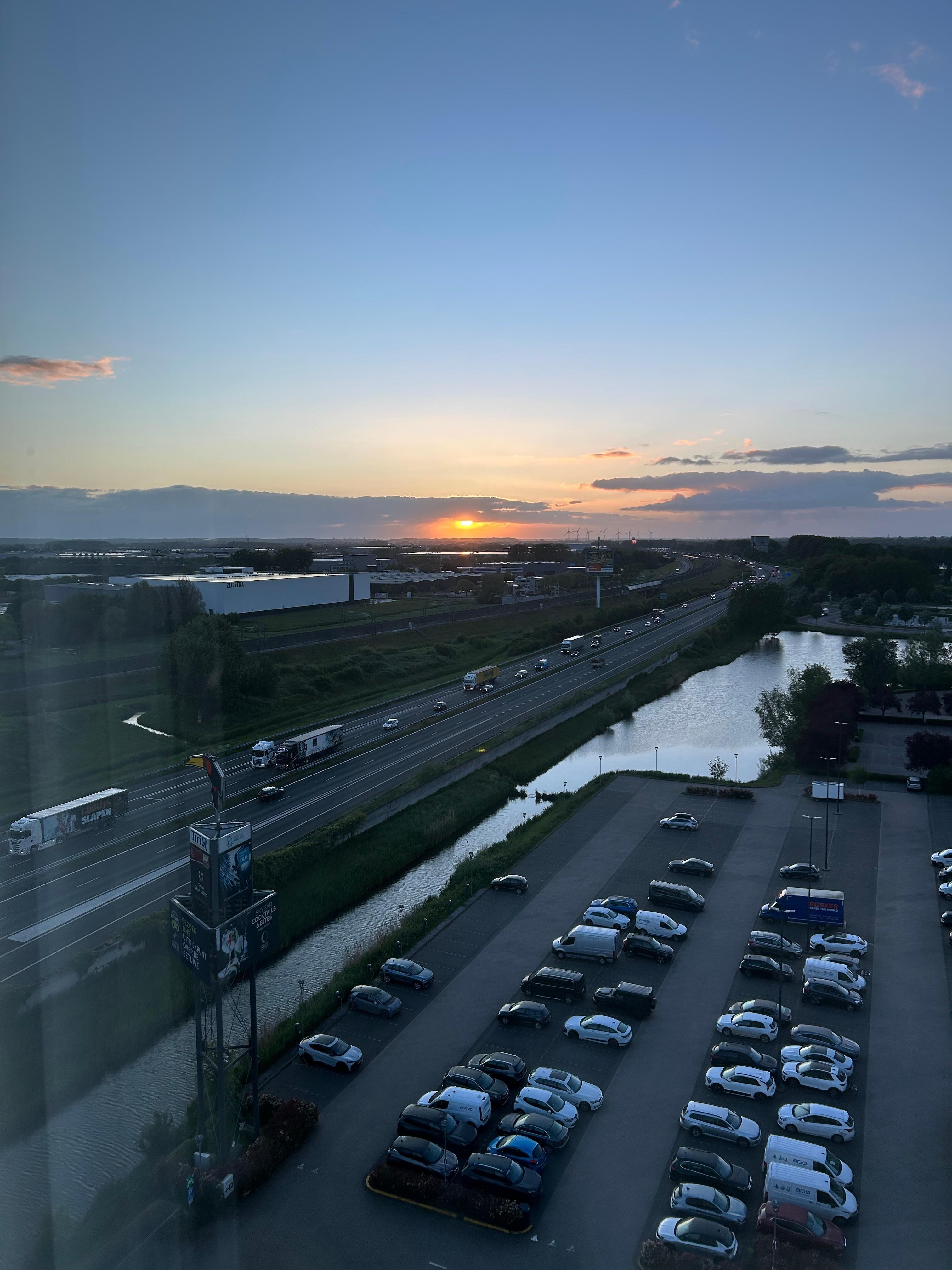 Sunrise from the Van Der Valk